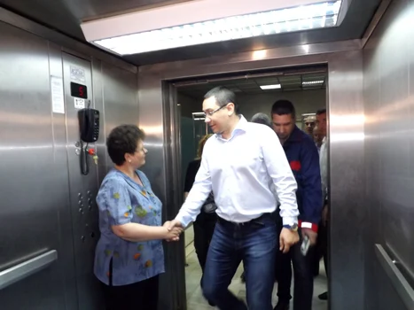 victor ponta la porţile de fier I FOTO Corina Macavei 