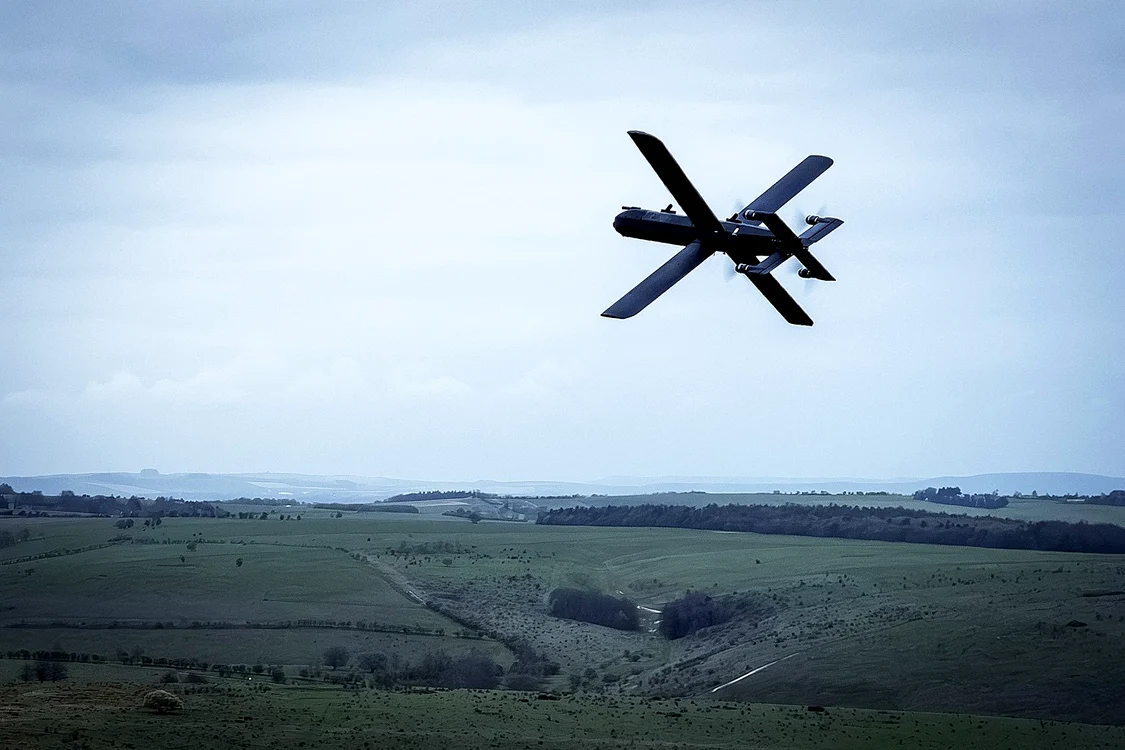  Dronă-kamikaze de tip HX-2, dezvoltate de compania germană Helsing/FOTO:X