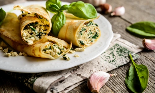 Clatite de post, cu spanac  Sursa foto shutterstock 498555088 jpg