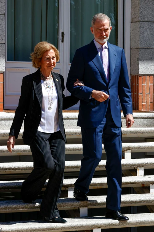 Regele Felipe și mama sa Sofia profimedia 1023108885 jpg