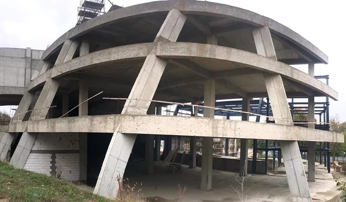Lucrările la muzeu sunt realizate în proporție de 50 la sută FOTO: CJ Galați