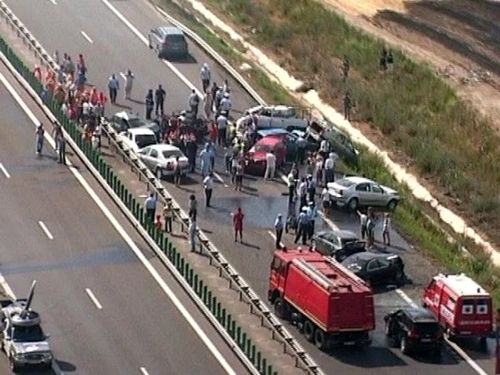 Traficul aglomerat de pe Autostrada spre Litoral a produs mai multe accidente