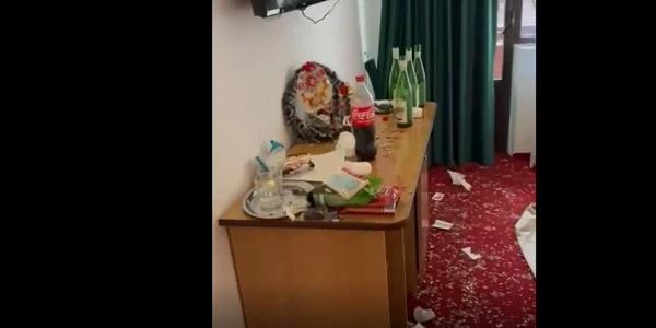 camera vadalizata hotel Slanic Moldova FOTO captura video 2