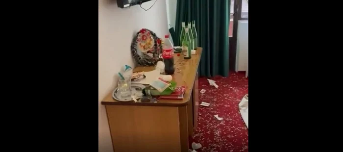 Turiştii s-au comportat ca sălbaticii în cele câteva zile petrecute în hotel FOTO captură video