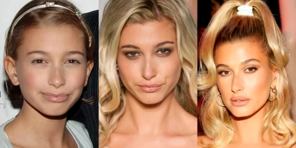 hailey bieber foto colaj
