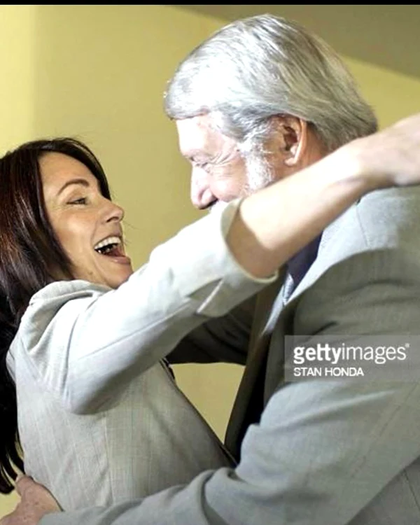 Nadia Comăneci și Bela Karolyi Foto: Getty Images/Stan Honda