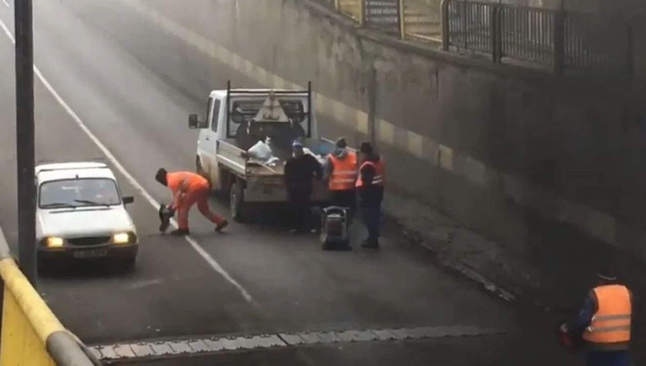 gropi muncitori campia turzii dn1 foto captura