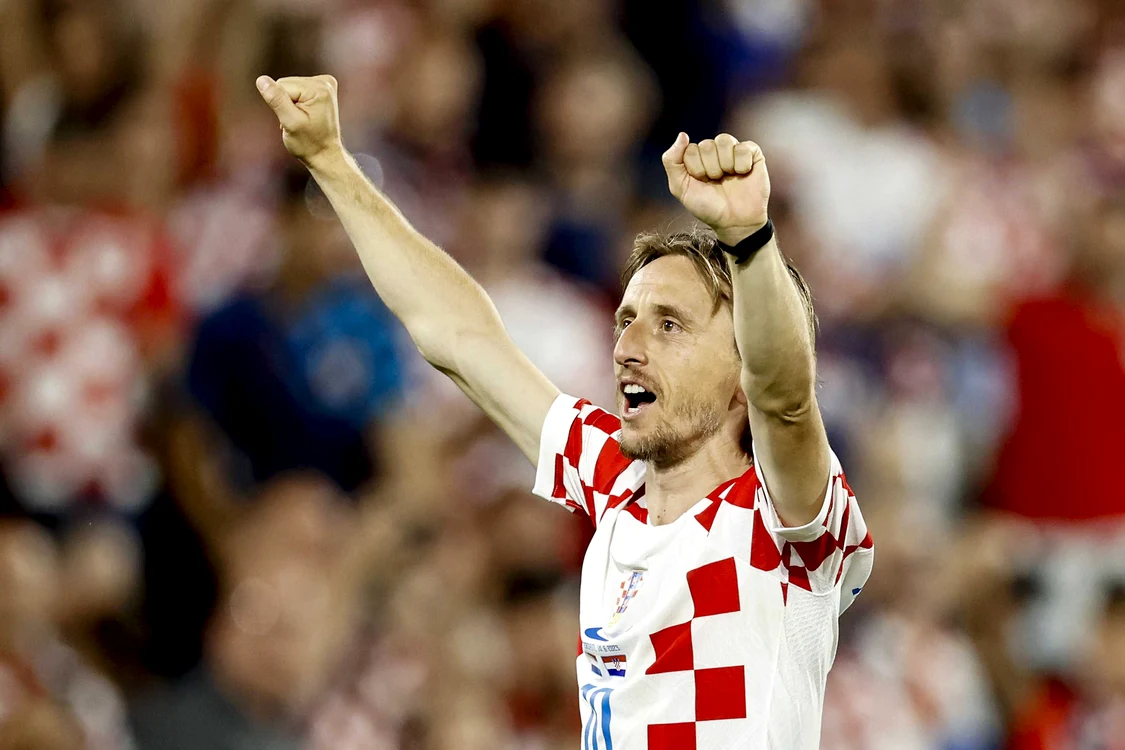 Luka Modrić (37 de ani) și-a condus echipa spre finala Ligii Națiunilor. FOTO EPA-EFE
