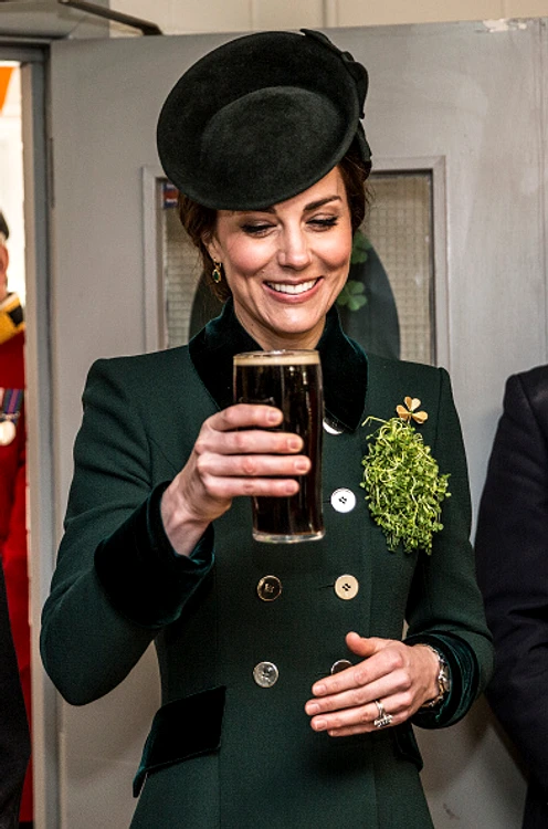 The Duke And Duchess Of Cambridge Attend The Irish Guards St Patrick's Day Parade jpeg