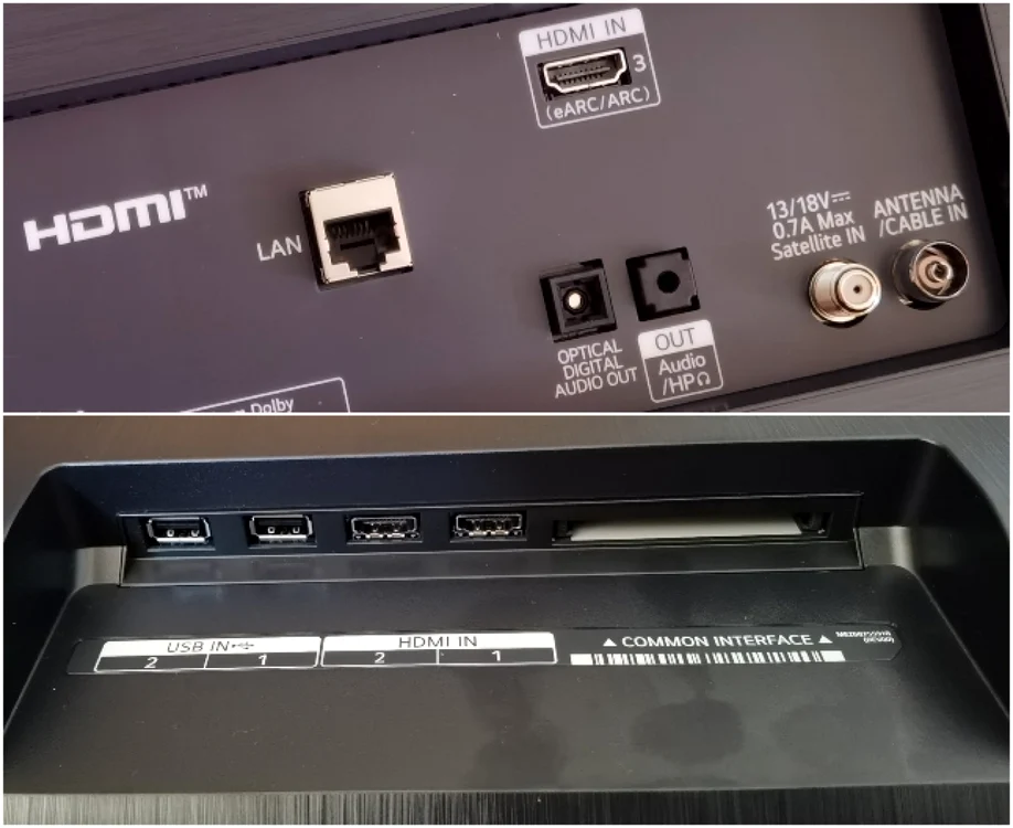 Smart Tv LG OLED 48A1 mufe conectori