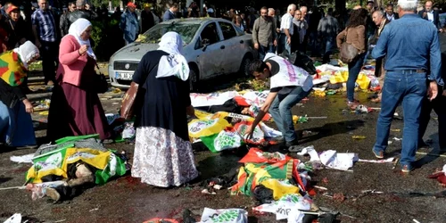 Explozie cu bombă în Ankara. FOTO AFP