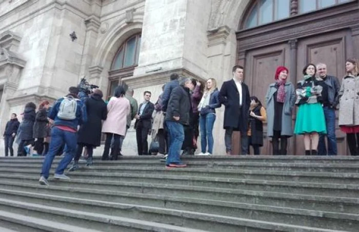 Imagine de arhivă/Protest la Curtea de Apel Bucureşti