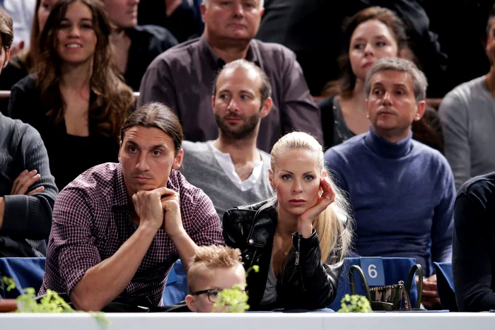 Ibrahimovic şi soţia sa, Helena