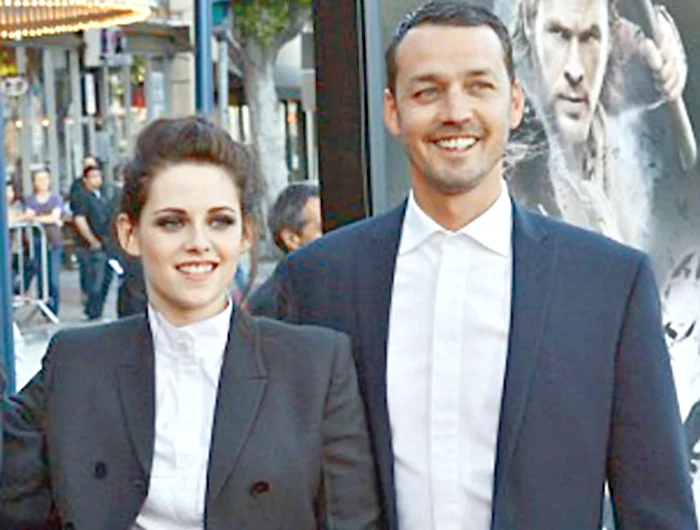 Kristen şi Rupert, pe  platourile de filmare