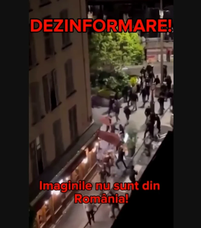 Jandarmeria avertizează: imagini false distribuite online. FOTO: Captură Video 