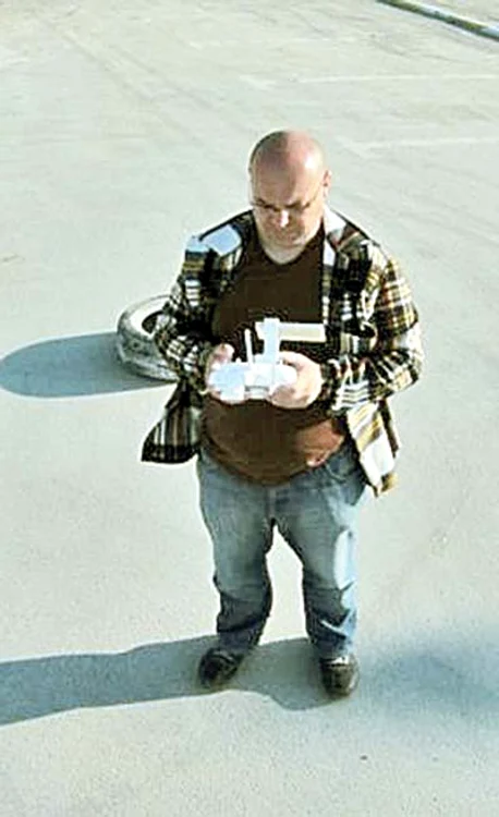 Bogdan Dumitru a ghidat drona de la sol