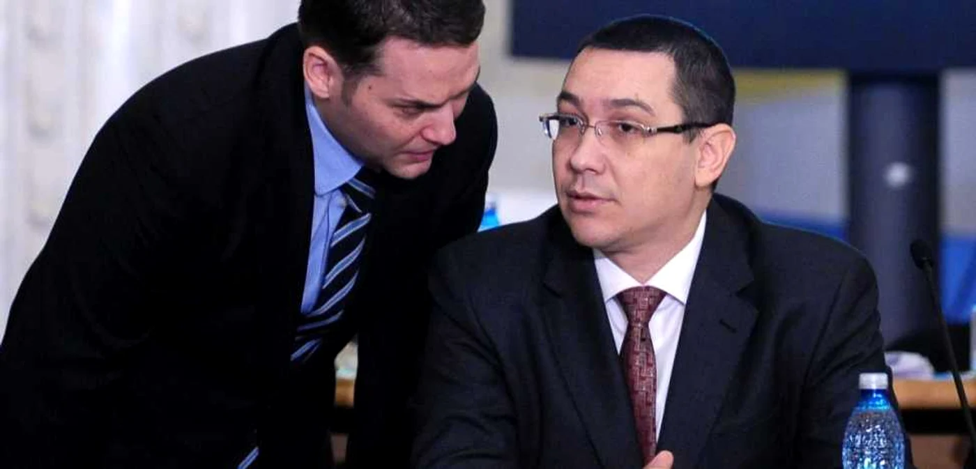 Liderii PSD Victor Ponta şi Dan Şova FOTO Mediafax