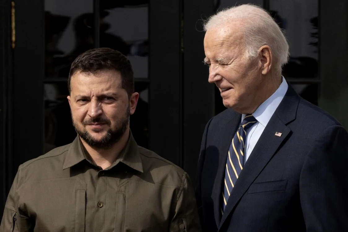 Joe Biden și Zelenski, în urmă cu un an, la Casa Albă. FOTO EPA EFE 
