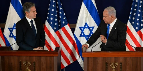 Blinken si Netanyahu in conferinta de presa la Tel Aviv FOTO EPA EFE jpg