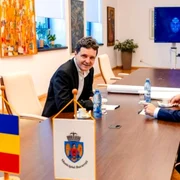 intalnire Nicusor Dan si Marcel Ciolacu, foto Primaria Bucuresti jpg