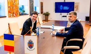 intalnire Nicusor Dan si Marcel Ciolacu, foto Primaria Bucuresti jpg