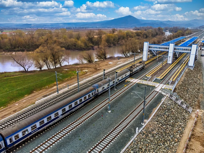 Modernizare cale ferată cu bani din PNRR FOTO: CFR Infrastructură Timișoara
