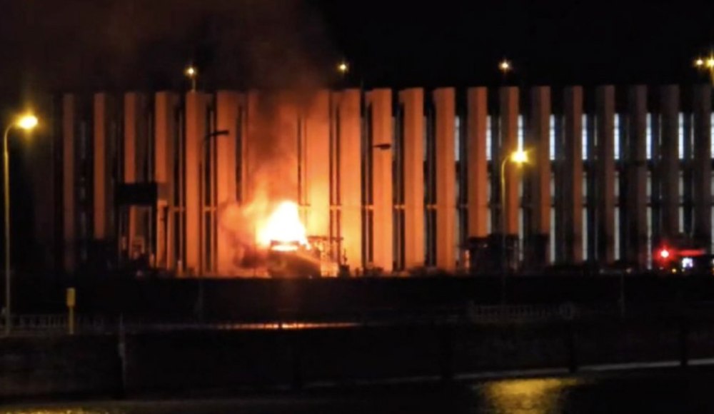 Incendiu puternic la Hidrocentrala Porțile de Fier 1, în Mehedinți