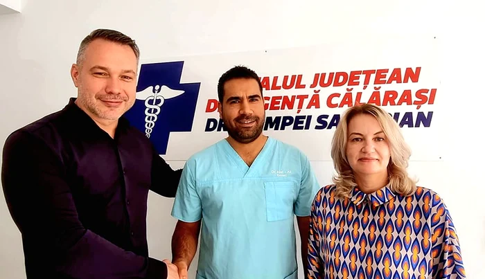 Medicul radiolog(centru) va lucra la Călărași FOTO B.M.