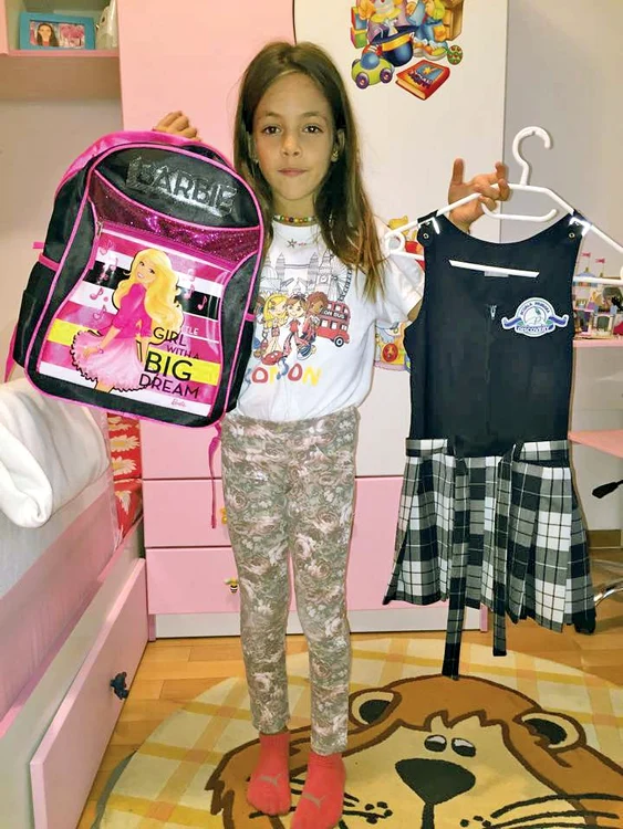 Ana Cleopatra, fetiţa Roxanei  Ciuhulescu, va merge pentru  prima dată la şcoală