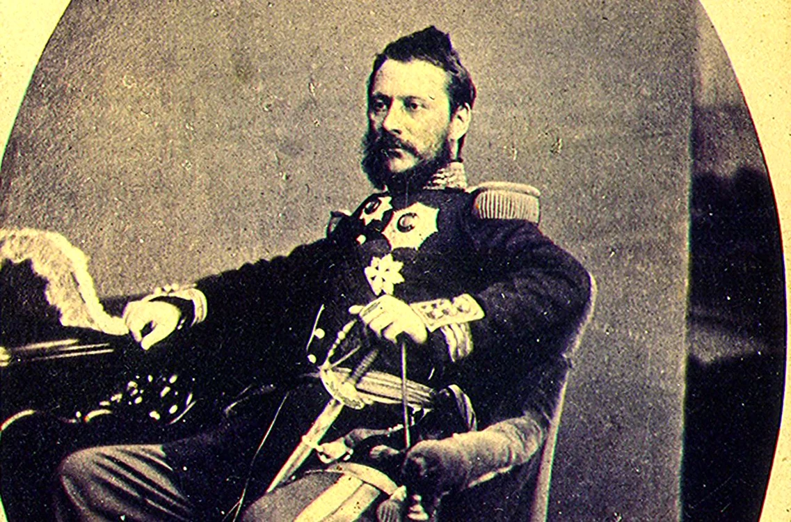 Alexandru Ioan Cuza, fotografie de Carol Popp de Szathmári