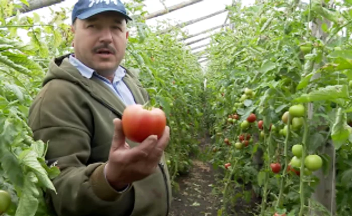 Agricultorul Dan Enache FOTO Iulian Bunilă