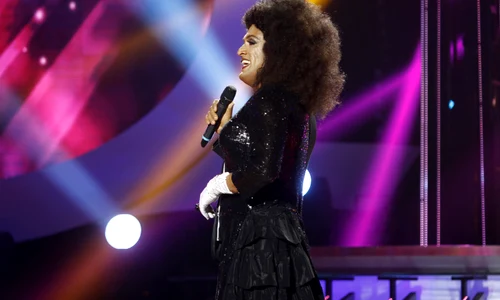 Cezar Ouatu va "deveni" simultan Diana Ross și Lionel Richie jpeg