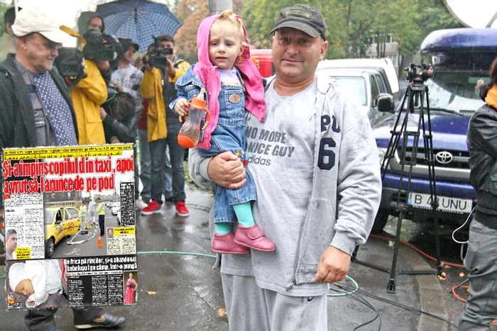 Radu Ovidiu Bugariu a plecat ieri spre Timişoara împreună cu fetiţa lui, Maria