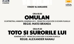 Proiecţie şi dezbatere „Omulan!“ şi „Toto şi surorile lui“ jpeg