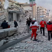 Clădiri afectate de un atac aerian în Iran FOTO Profimedia