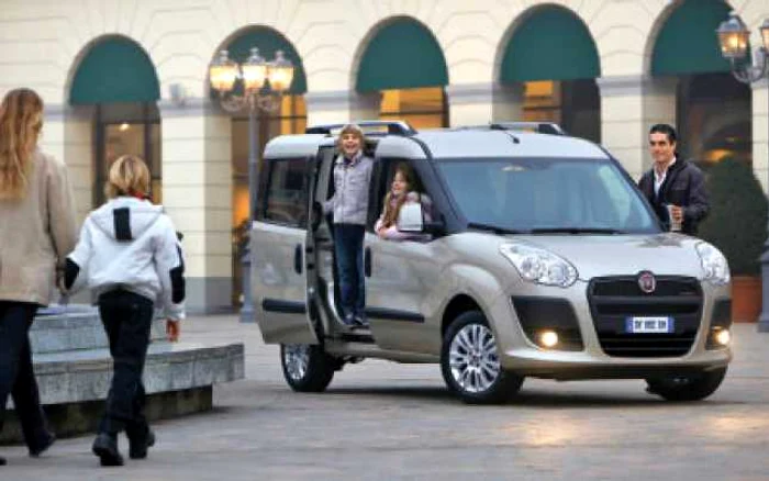 Noul Fiat Doblo dispune  de şapte locuri pentru pasageri