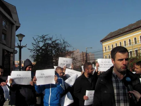 protest cluj foto