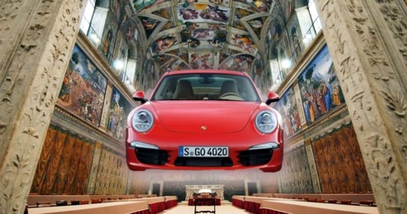 Porsche va închiria Capela Sixtină pentru o strângere de fonduri FOTO jalopnik.com