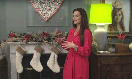 Brooke Shields casa de Craciun deco jpeg