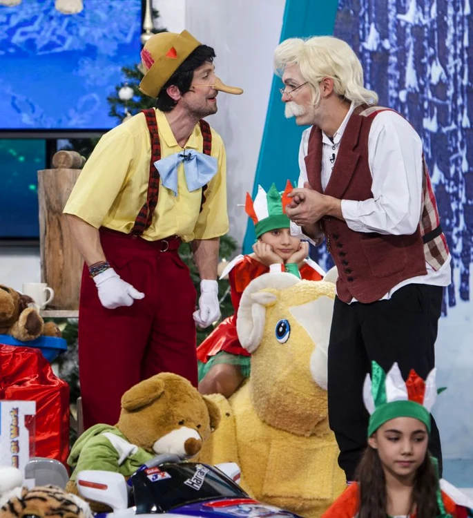 Dani Oţil şi Răzvan Simion, Pinocchio şi Geppetto la «Neatza».
