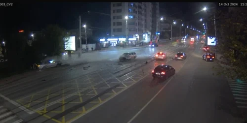Momentul producerii accidentului Foto Captura video BZI jpg