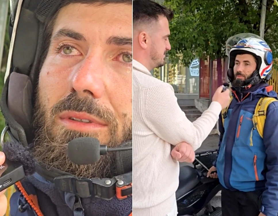 Tânărul livrator care se sacrifică pentru iubita lui / Foto: captură video TikTok