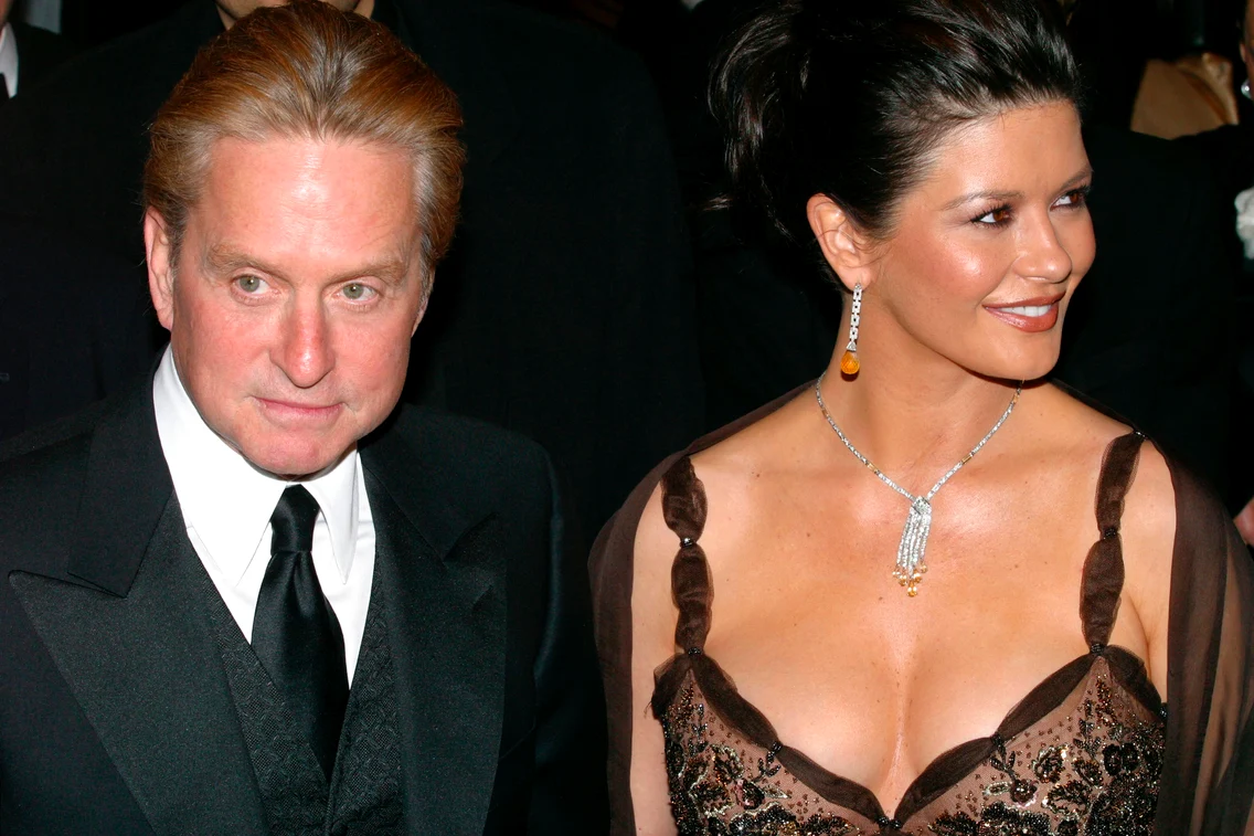 Catherine Zeta Jones și Michael Douglas 2003, GettyImages