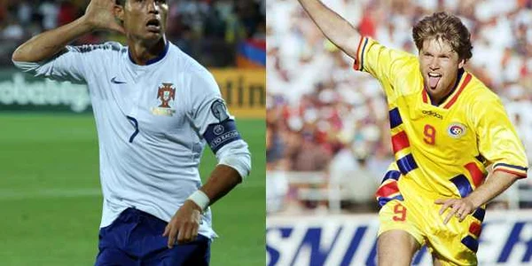 colaj cristiano ronaldo si florin raducioiu FOTO AP