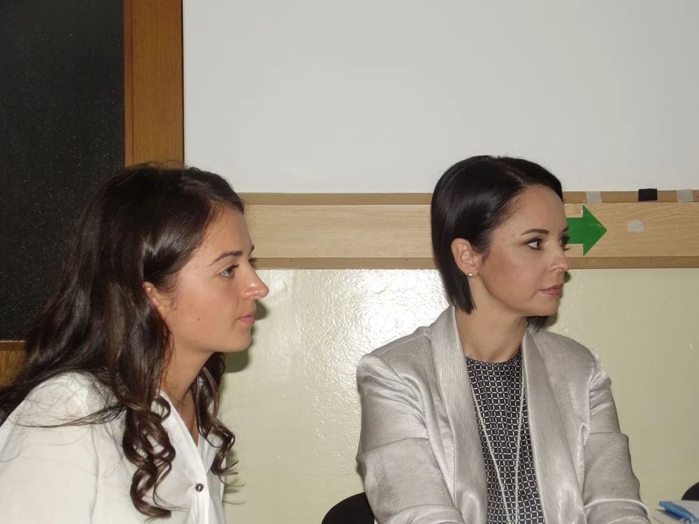 Paulina Mandache şi Andreea Marin FOTO Mariana Iancu