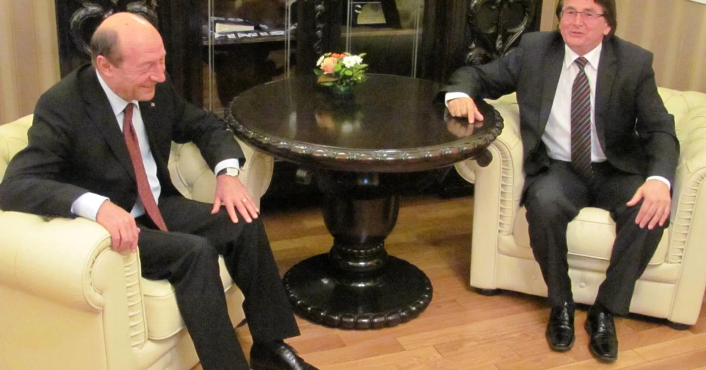 Traian Băsescu şi Nicolae Robu FOTO: Ştefan Both