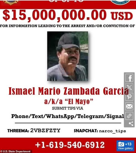 Doi dintre cei mai temuţi lorzi ai drogurilor din Mexic, capi ai cartelului Sinaloa, au fost arestaţi în Texas