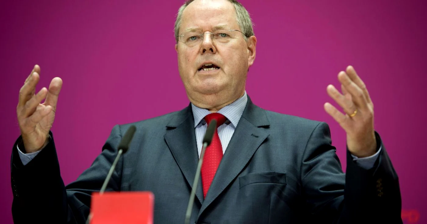 Peer Steinbruck, candidatul social-democrat la cancelaria germană FOTO Reuters
