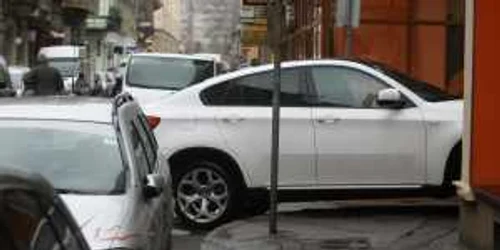 BMW X6 parcat ilegal