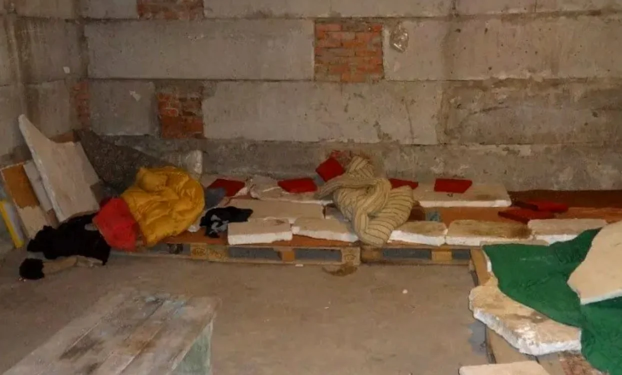 Tortura -inchisoare Donețk FOTO Captura Ruslan Kravchenko